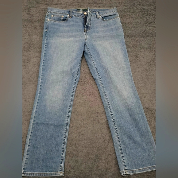 Ralph Lauren Light Blue Straight Leg Jeans 14 - Picture 1 of 4
